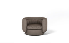 Group armchair with swivel base - informal