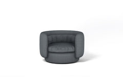 Group armchair with swivel base - informal
