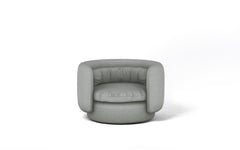 Group armchair with swivel base - informal