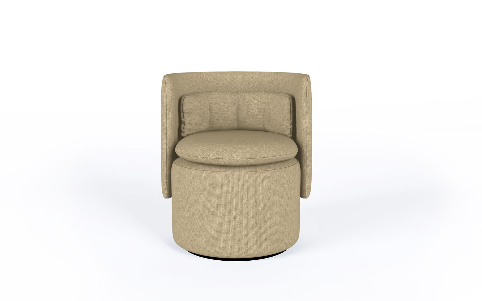 Group cocktail chair with fixed base