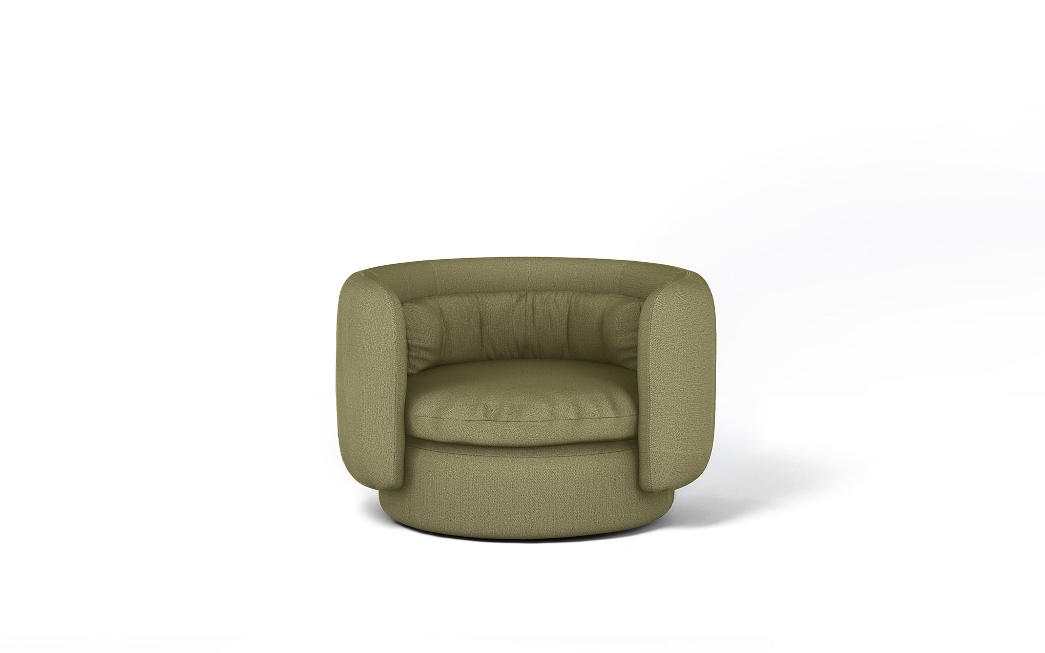Group armchair with swivel base - informal