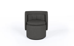 Group cocktail chair with fixed base