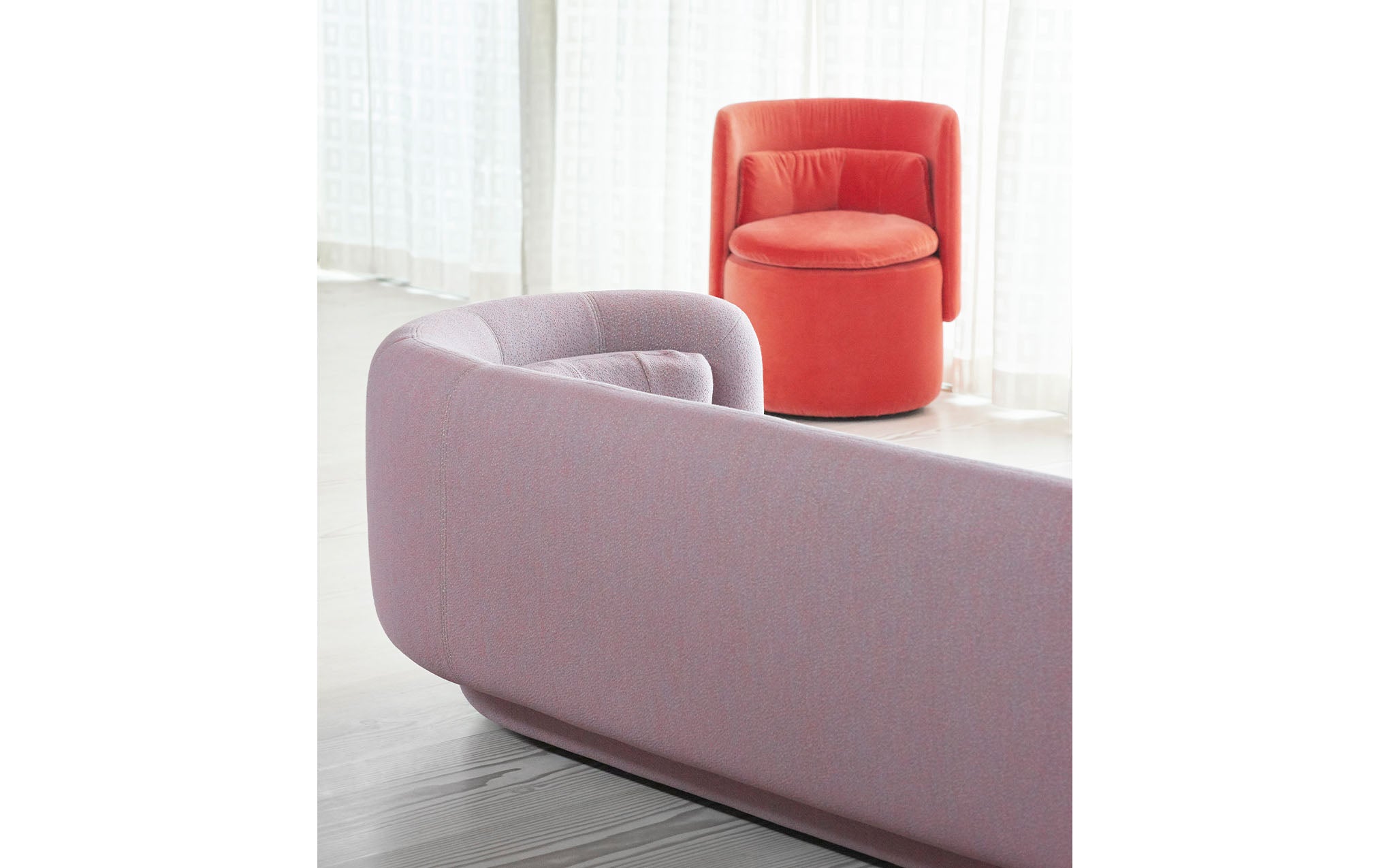Group three seat sofa - formal