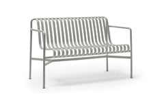 Palissade dining bench - with armrests