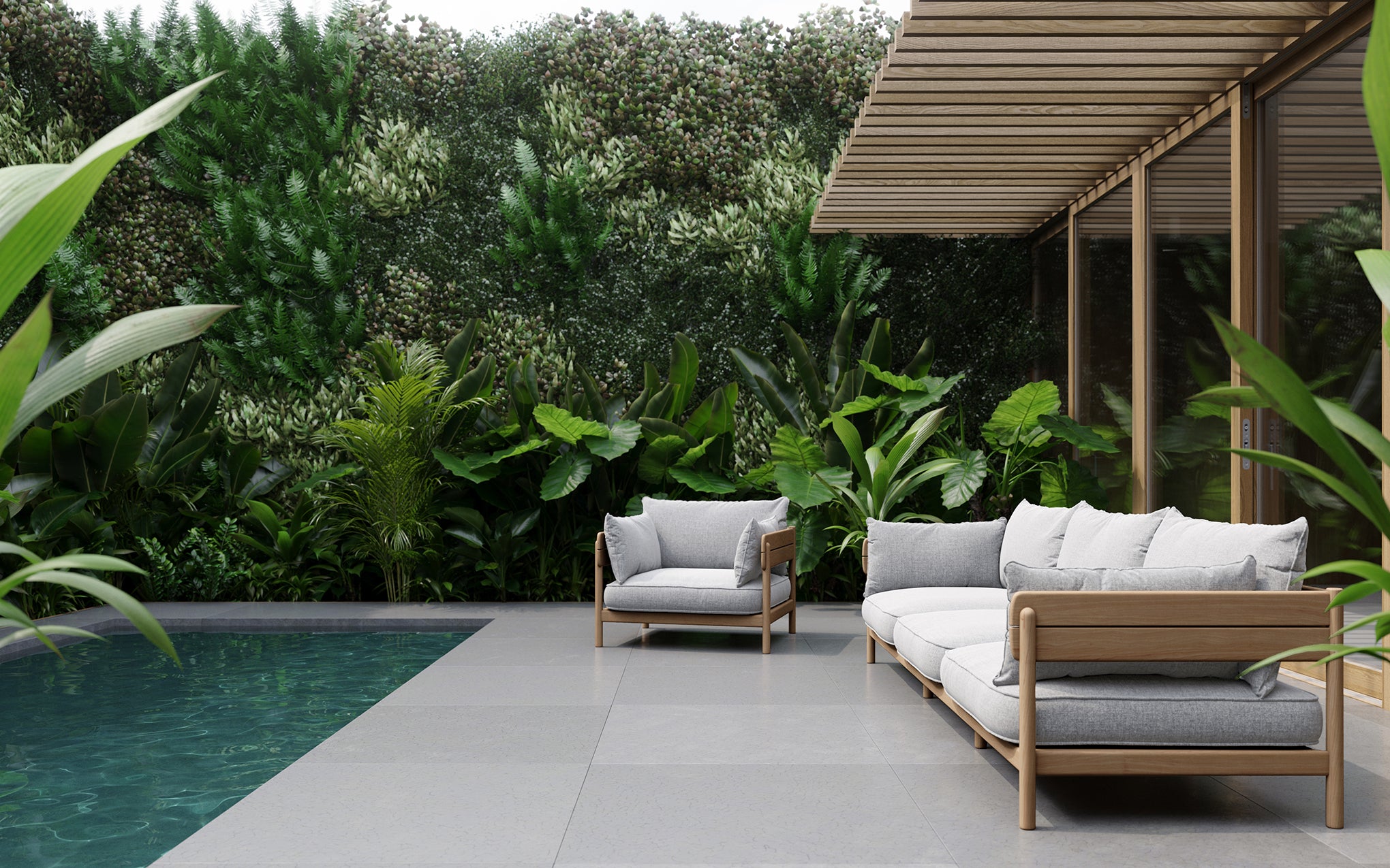 Tanso outdoor armchair