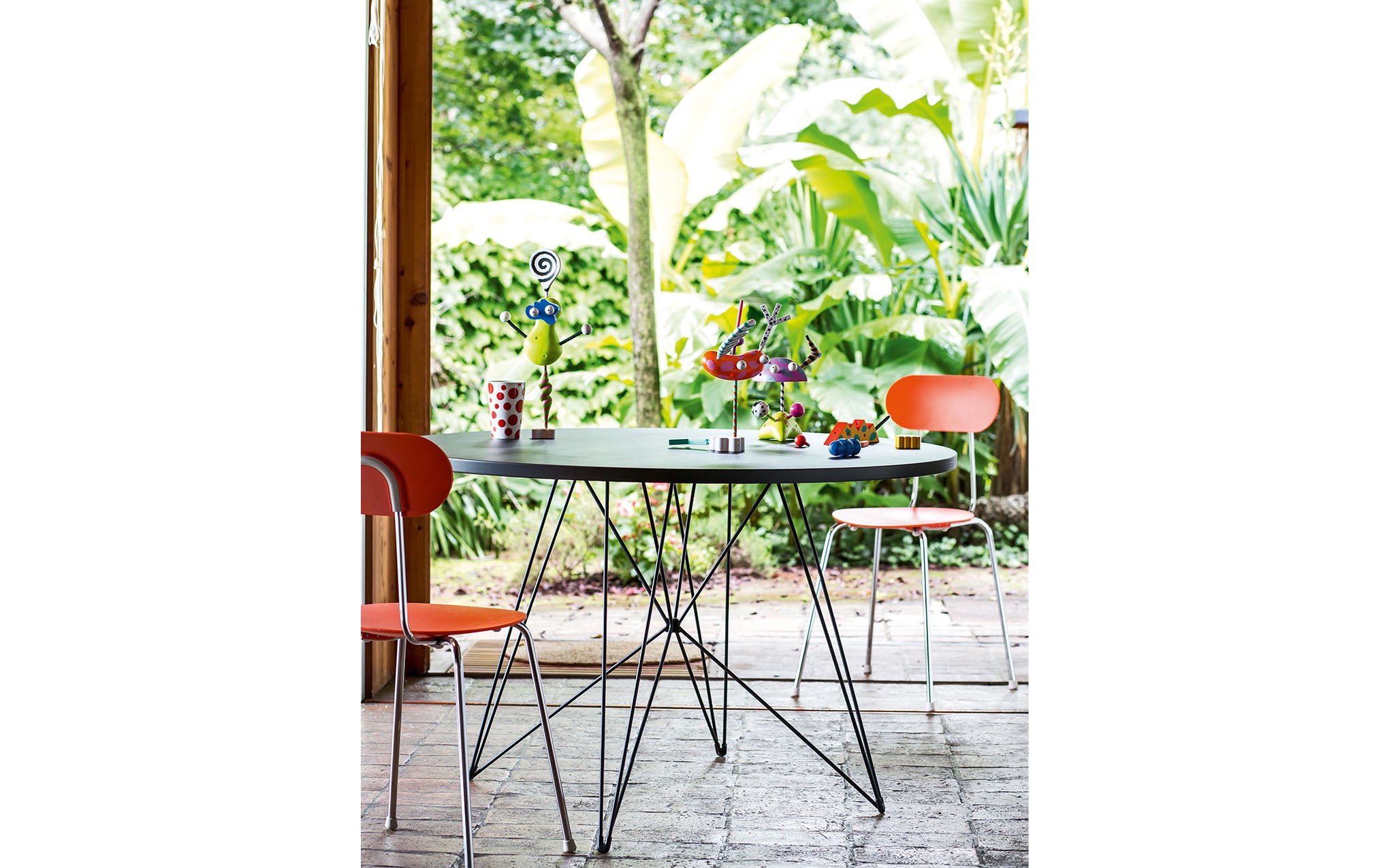 Mariolina stacking chair - set of 4 by Enzo Mari for Magis | SCP