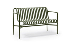 Palissade dining bench - with armrests