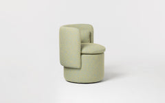 Group cocktail chair with swivel base