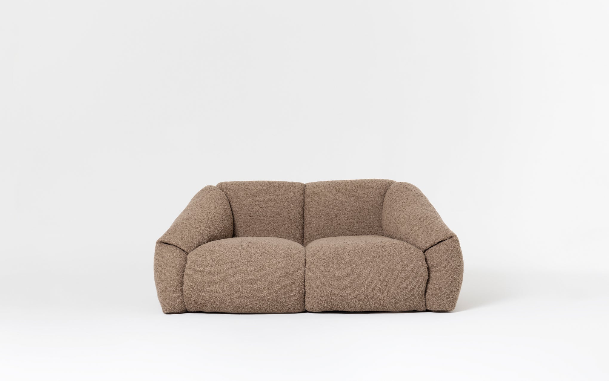 Puffer two seat sofa