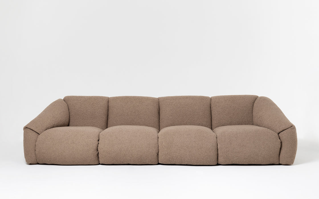 Puffer four seat sofa