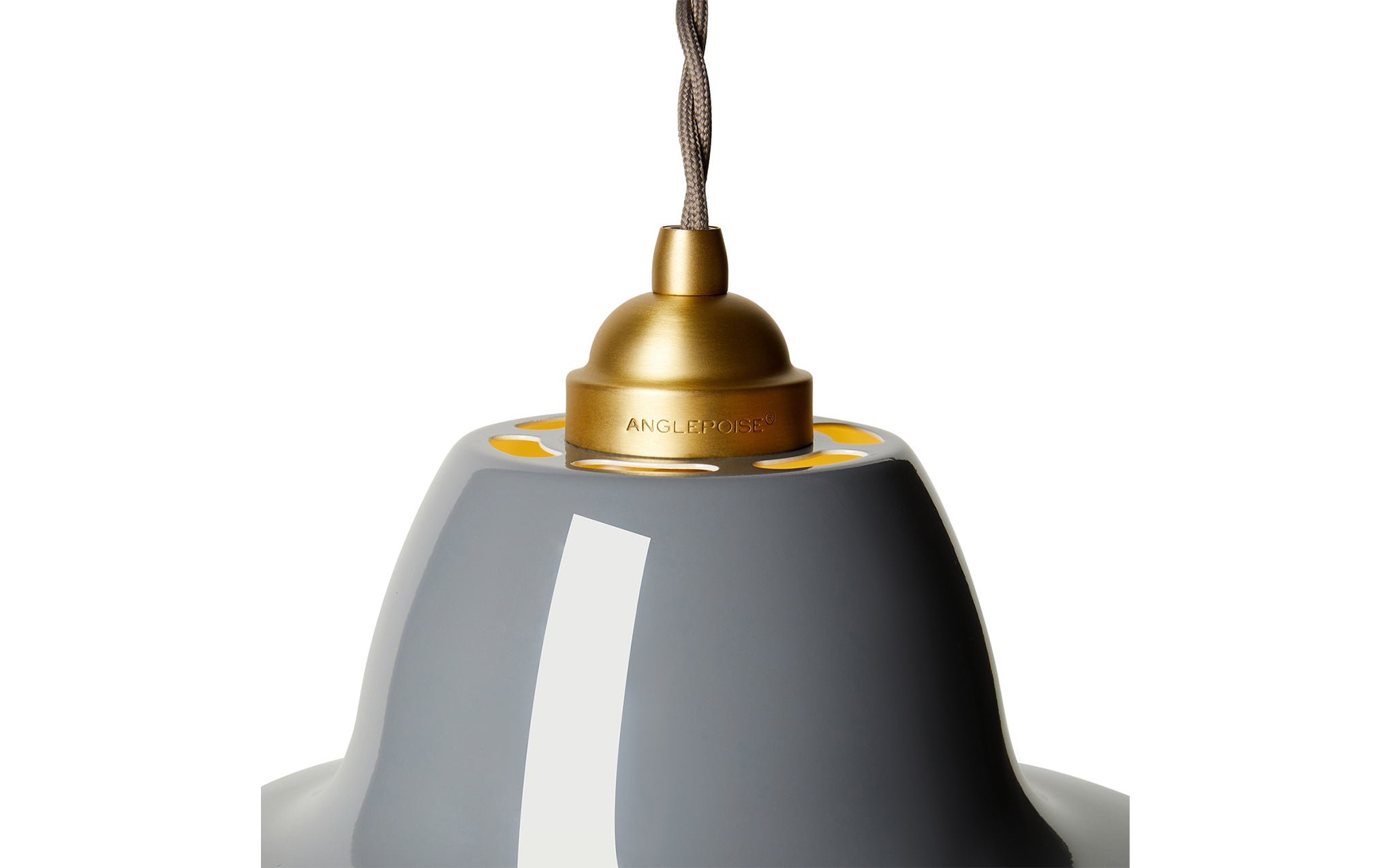 Original 1227 Midi Wide brass pendant