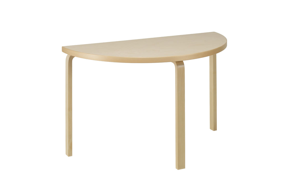 Aalto table - half round