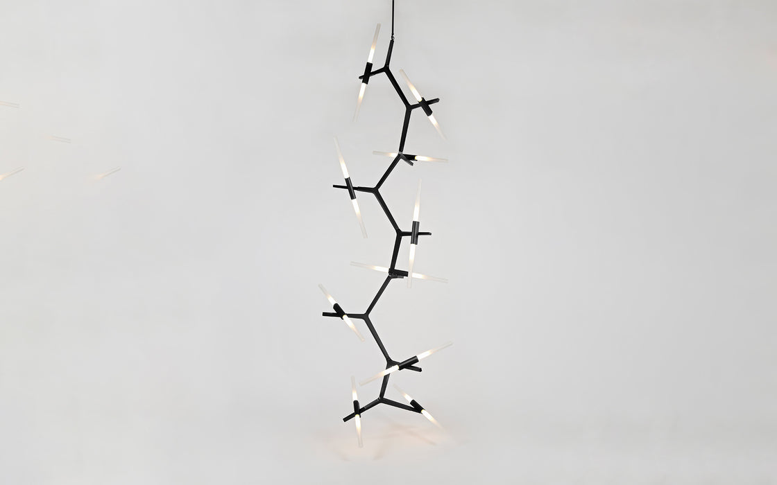 Agnes Cascade chandelier - 20 lights