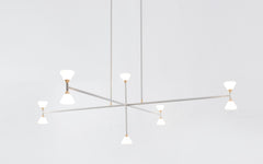 Apollo chandelier - 10 lights vertical