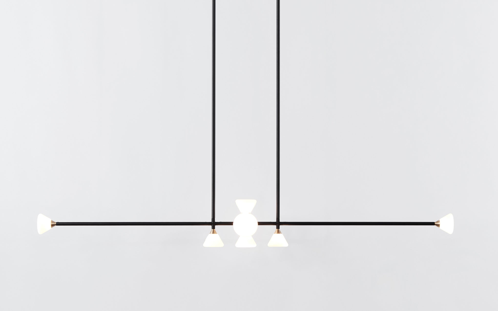 Apollo chandelier - 10 lights horizontal