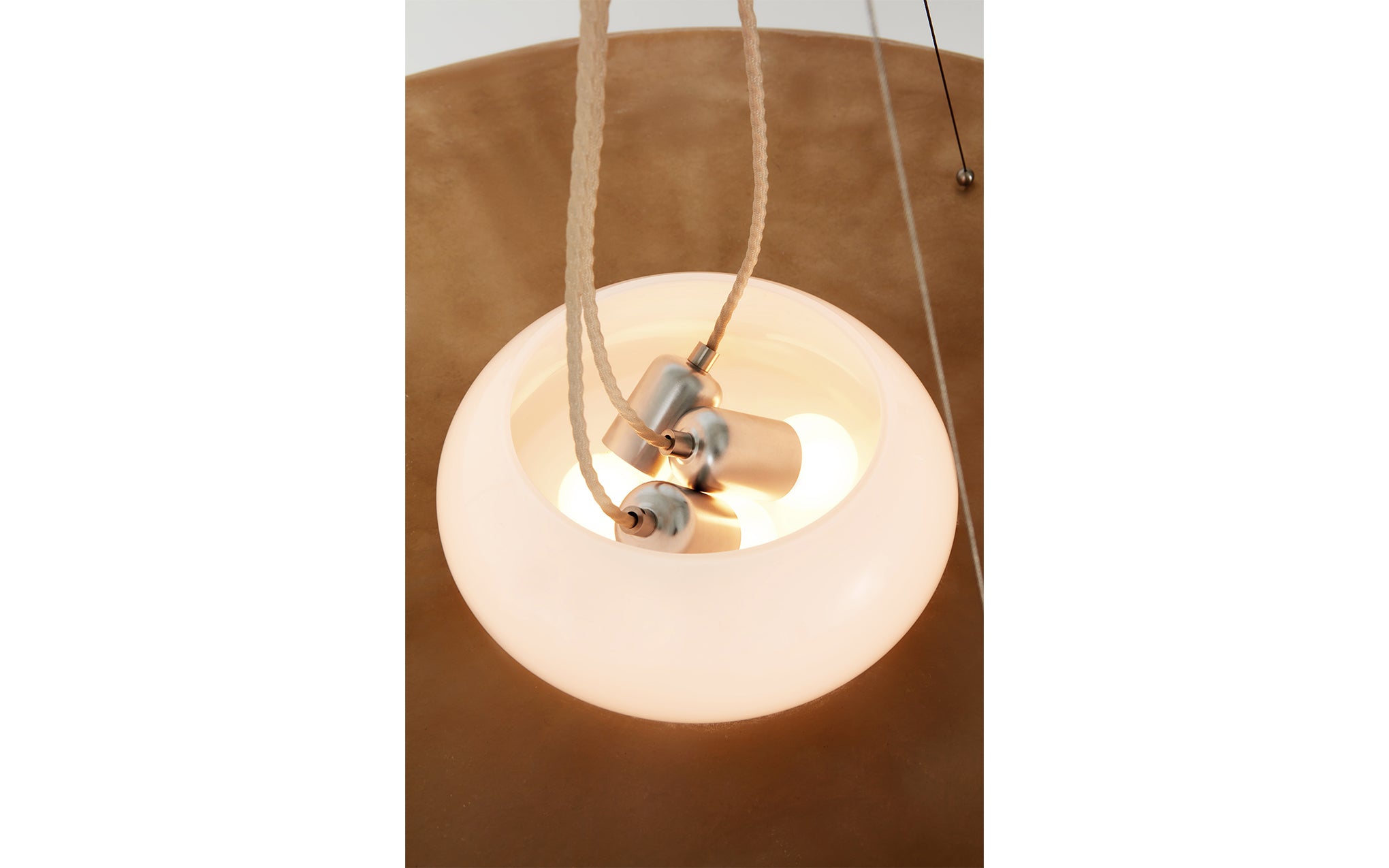 Fiber pendant - large