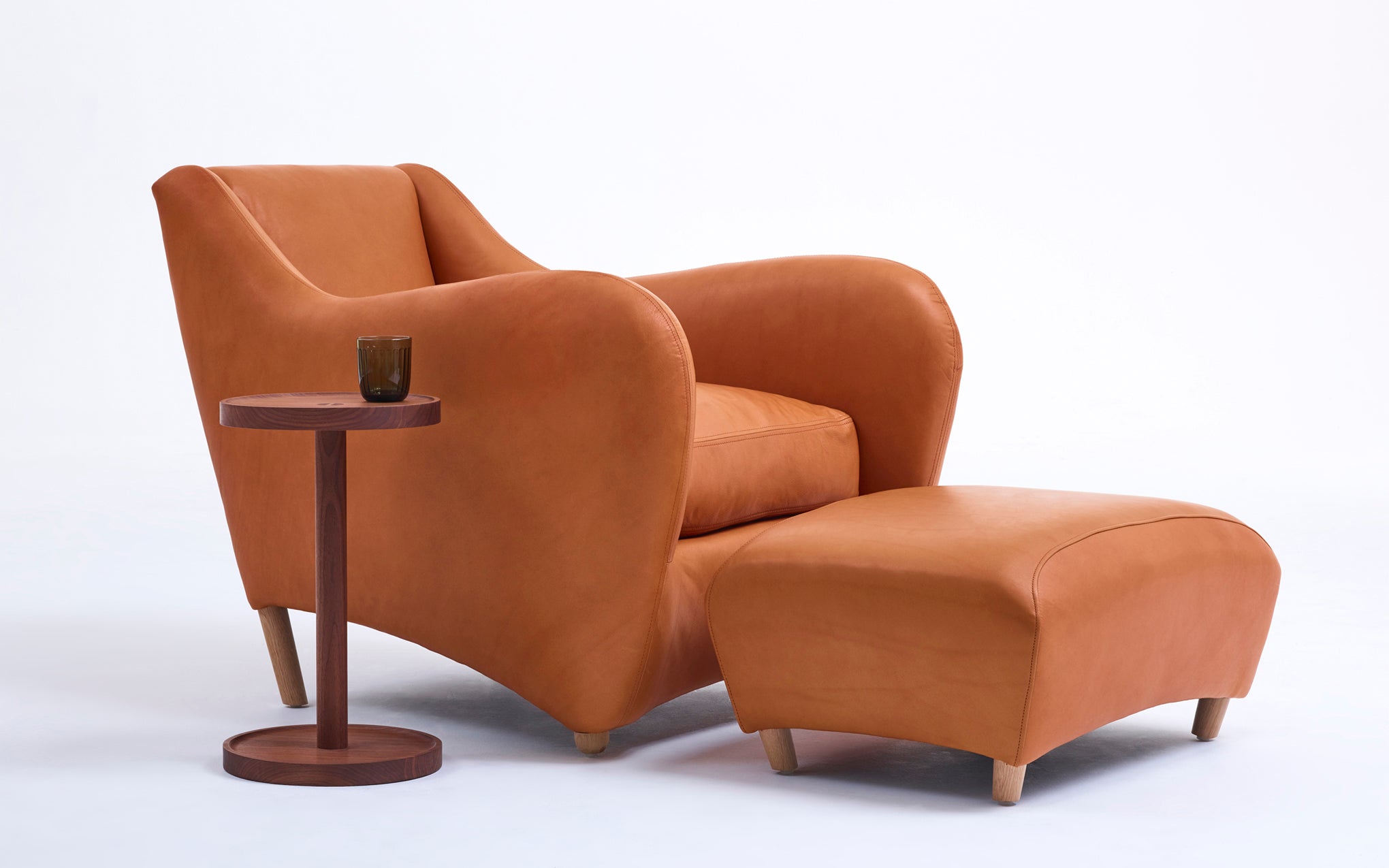 Balzac armchair & ottoman