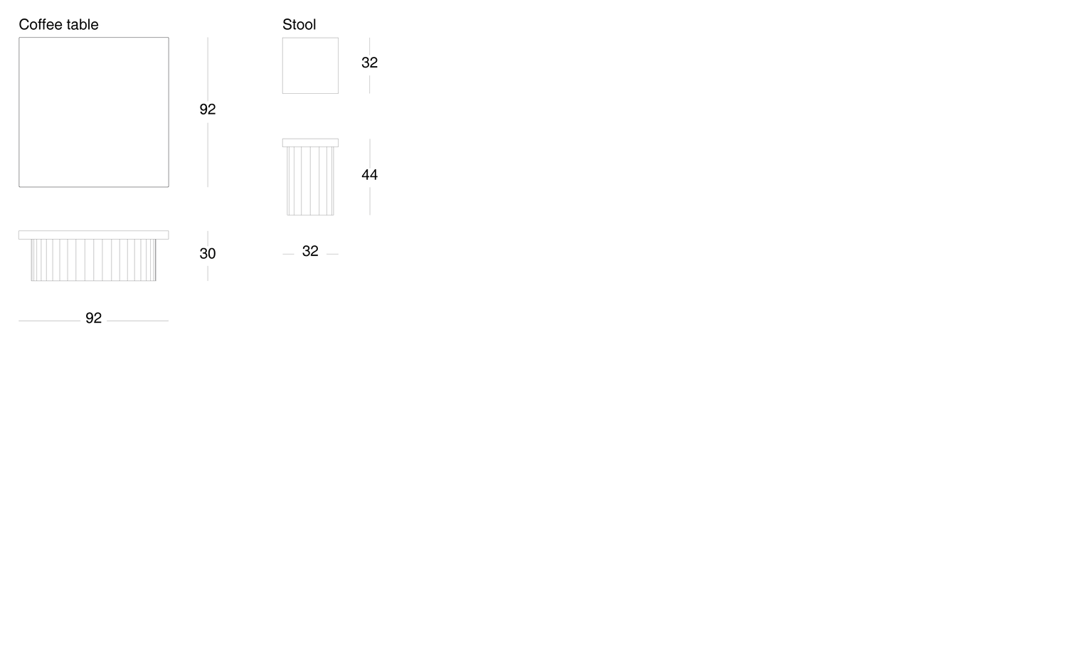 Barrel Stool / Side table