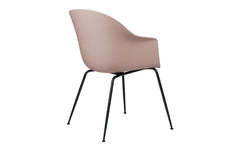 Bat dining chair - un-upholstered with conic base