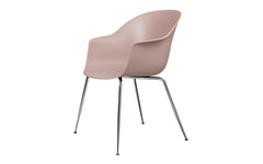 Bat dining chair - un-upholstered with conic base