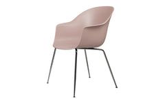 Bat dining chair - un-upholstered with conic base