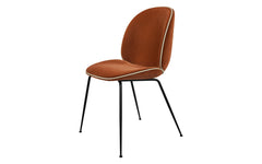 Beetle dining chair - upholstered with conic base