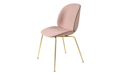 Beetle dining chair - front upholstered with conic base