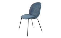 Beetle dining chair - front upholstered with conic base
