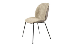 Beetle dining chair - front upholstered with conic base