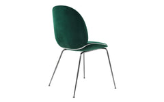 Beetle dining chair - upholstered with conic base