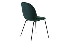 Beetle dining chair - upholstered with conic base