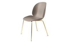 Beetle dining chair - un-upholstered with conic base