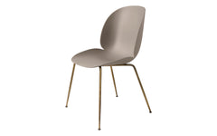 Beetle dining chair - un-upholstered with conic base