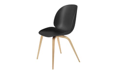 Beetle dining chair - un-upholstered with wood base