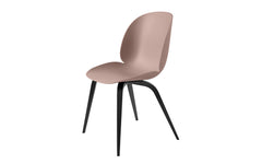 Beetle dining chair - un-upholstered with wood base