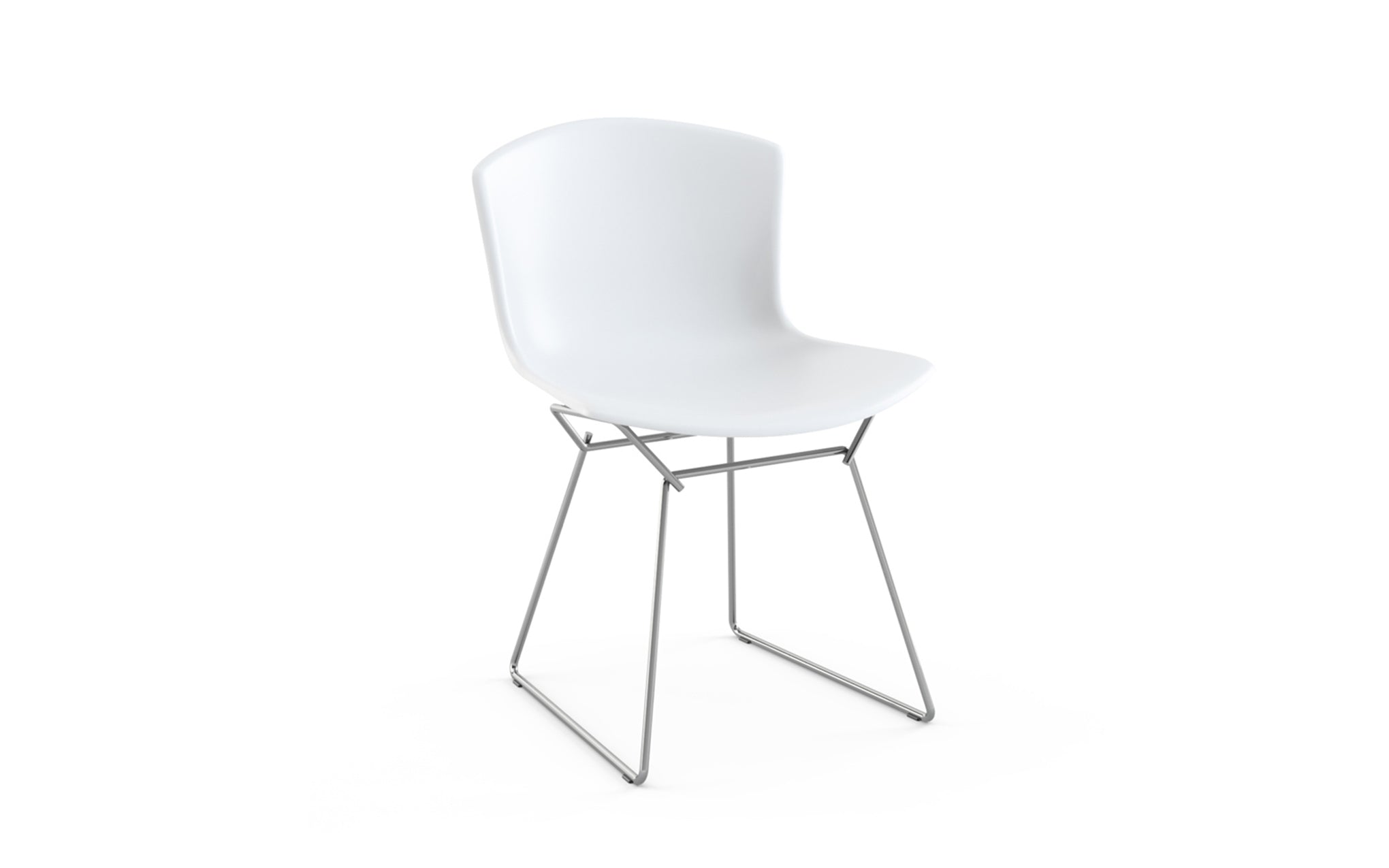 Plastic Bertoia side chair - set of 2