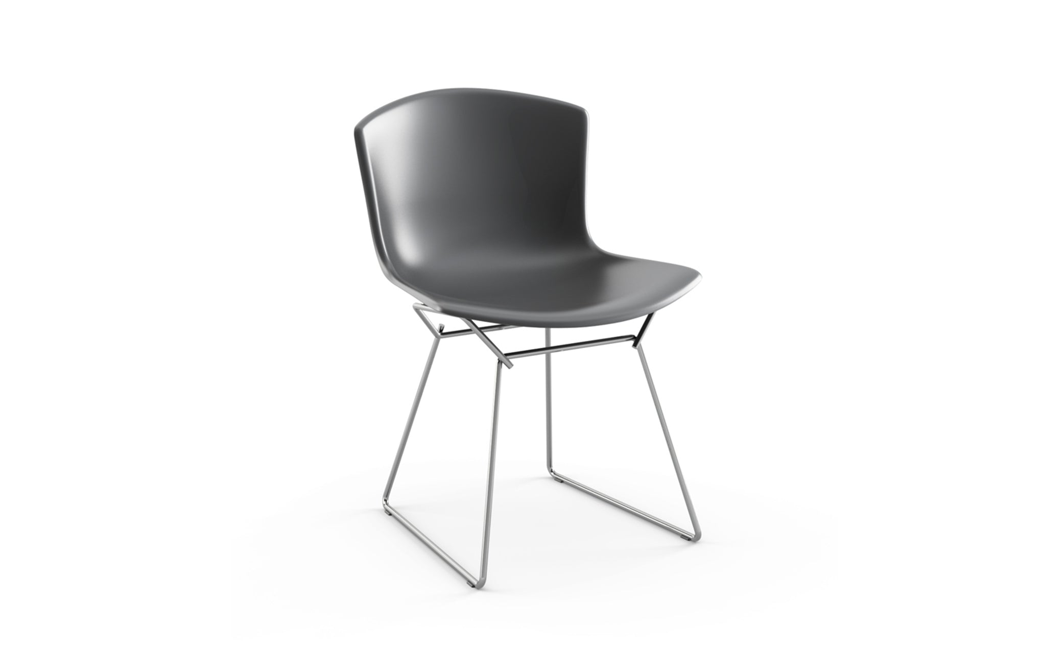 Plastic Bertoia side chair - set of 2