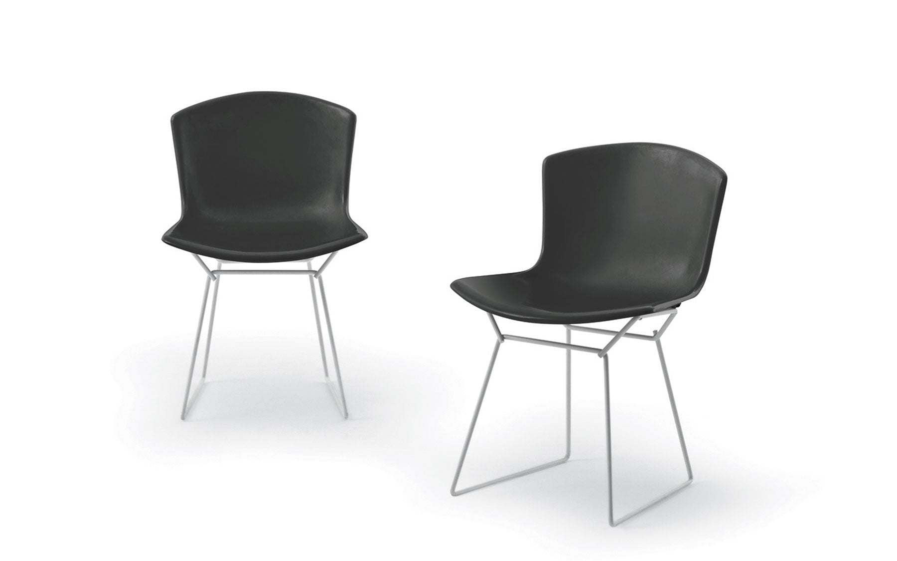 Plastic Bertoia side chair - set of 2 by Harry Bertoia for Knoll | SCP