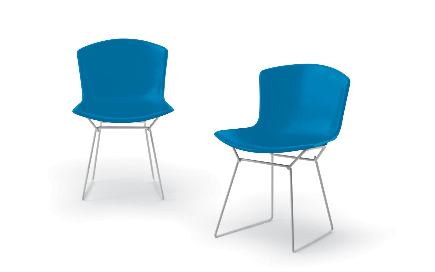 Plastic Bertoia side chair - set of 2