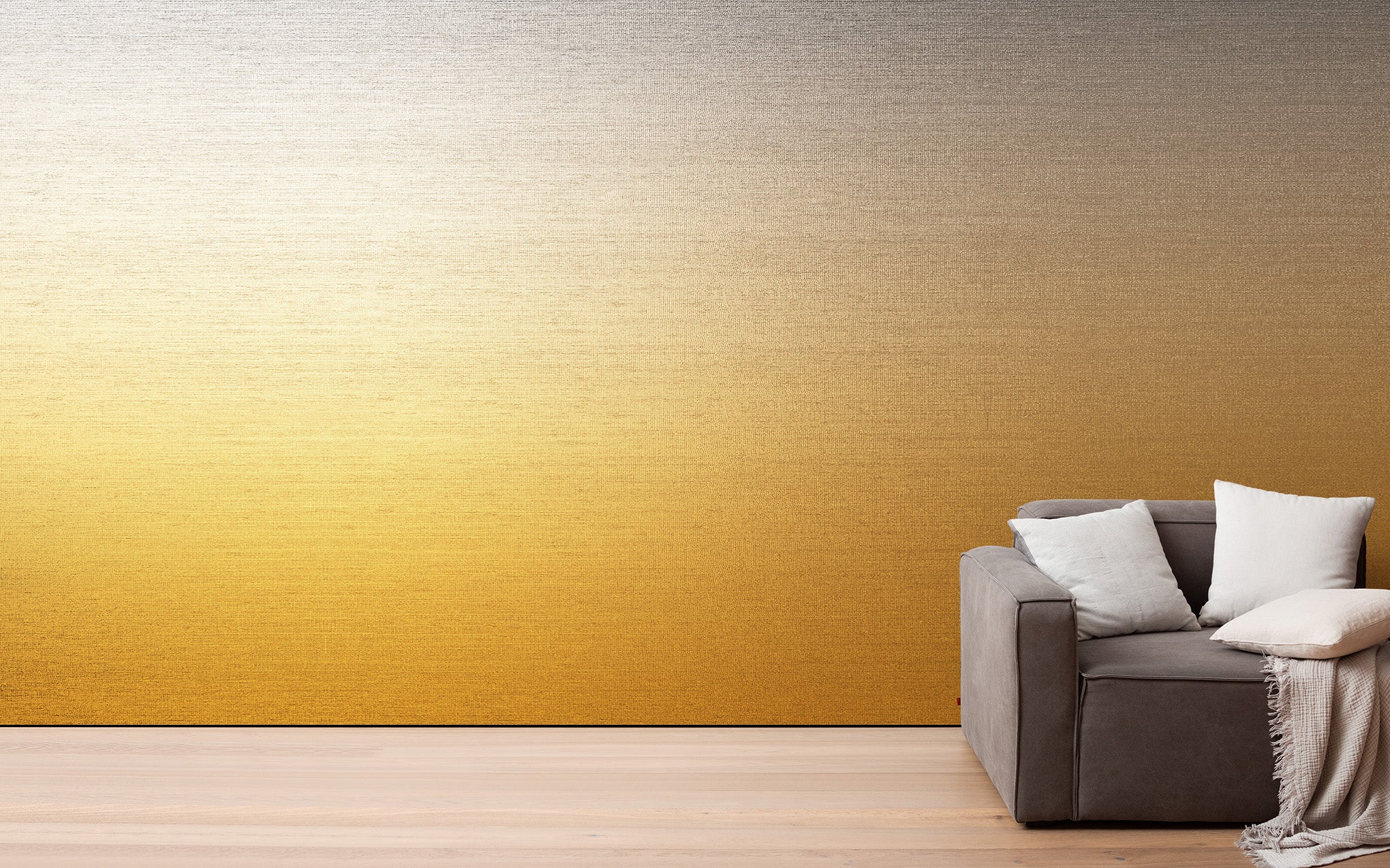 Brasscloth wallpaper