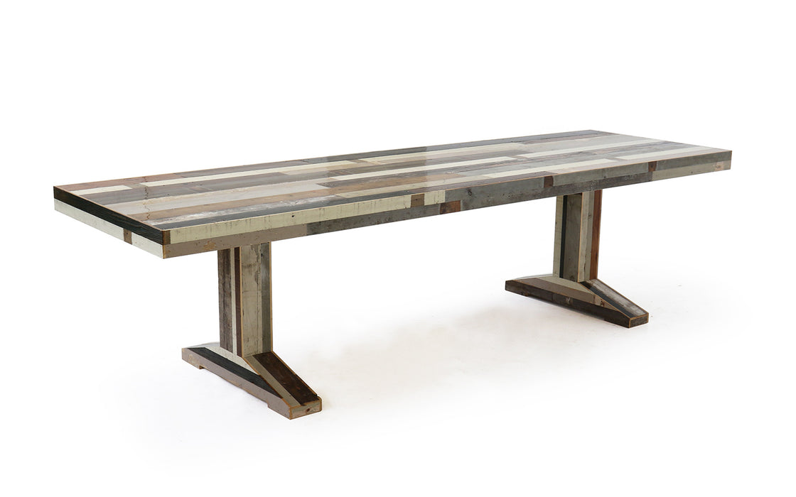 Canteen table in Scrapwood