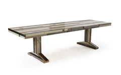 Canteen table in Scrapwood