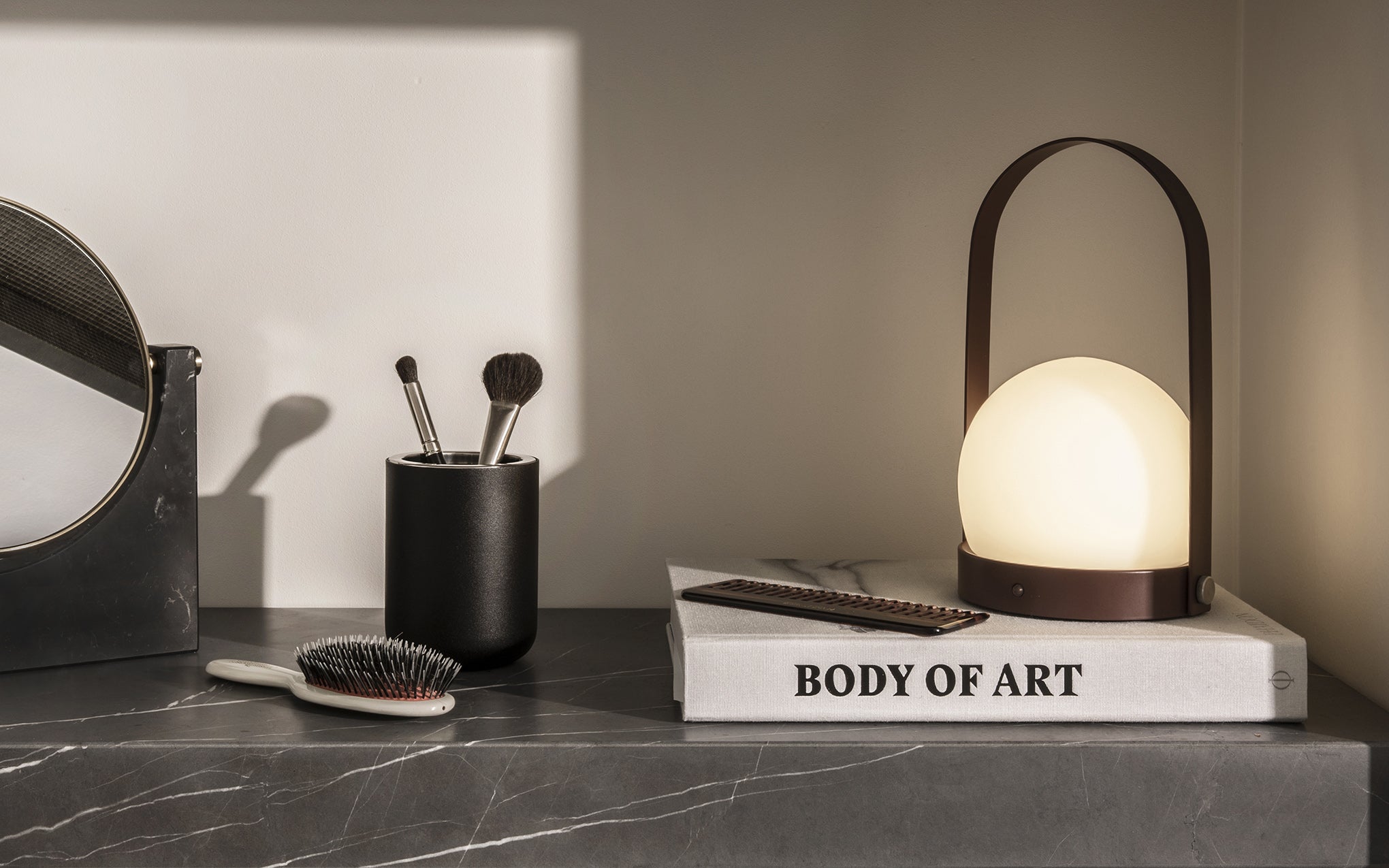 Carrie portable table lamp