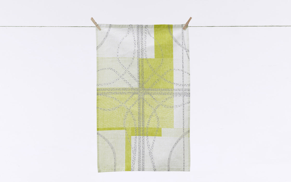 Central Time tea towels