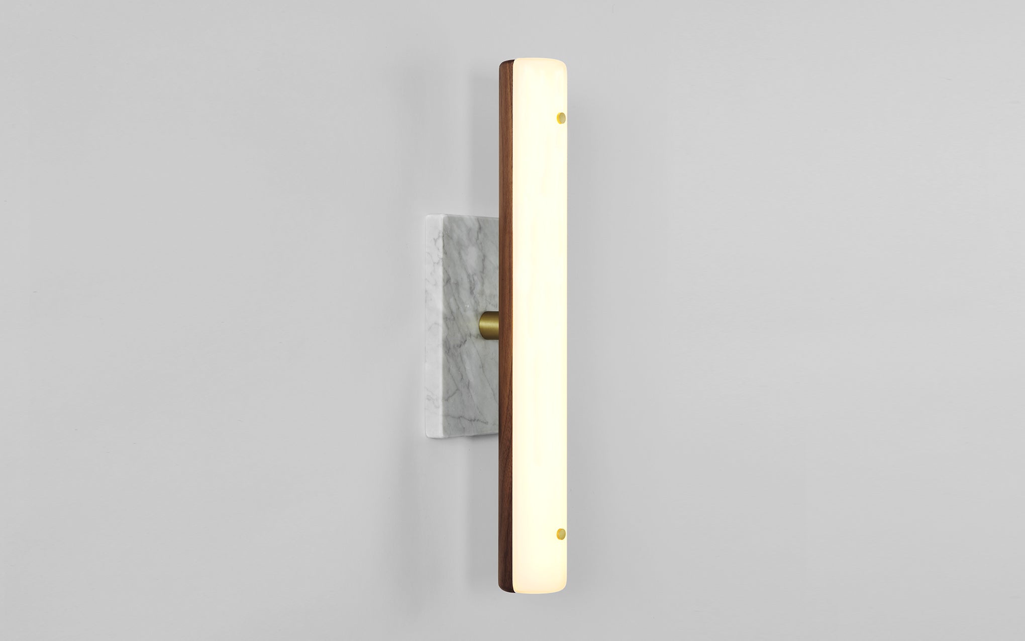 Counterweight rectangular wall sconce