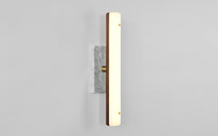 Counterweight rectangular wall sconce