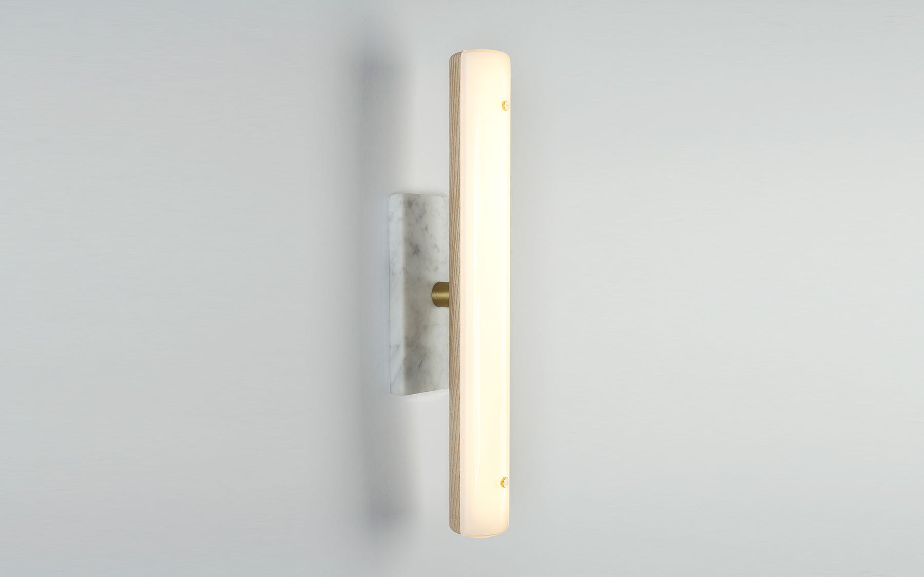 Counterweight rectangular wall sconce