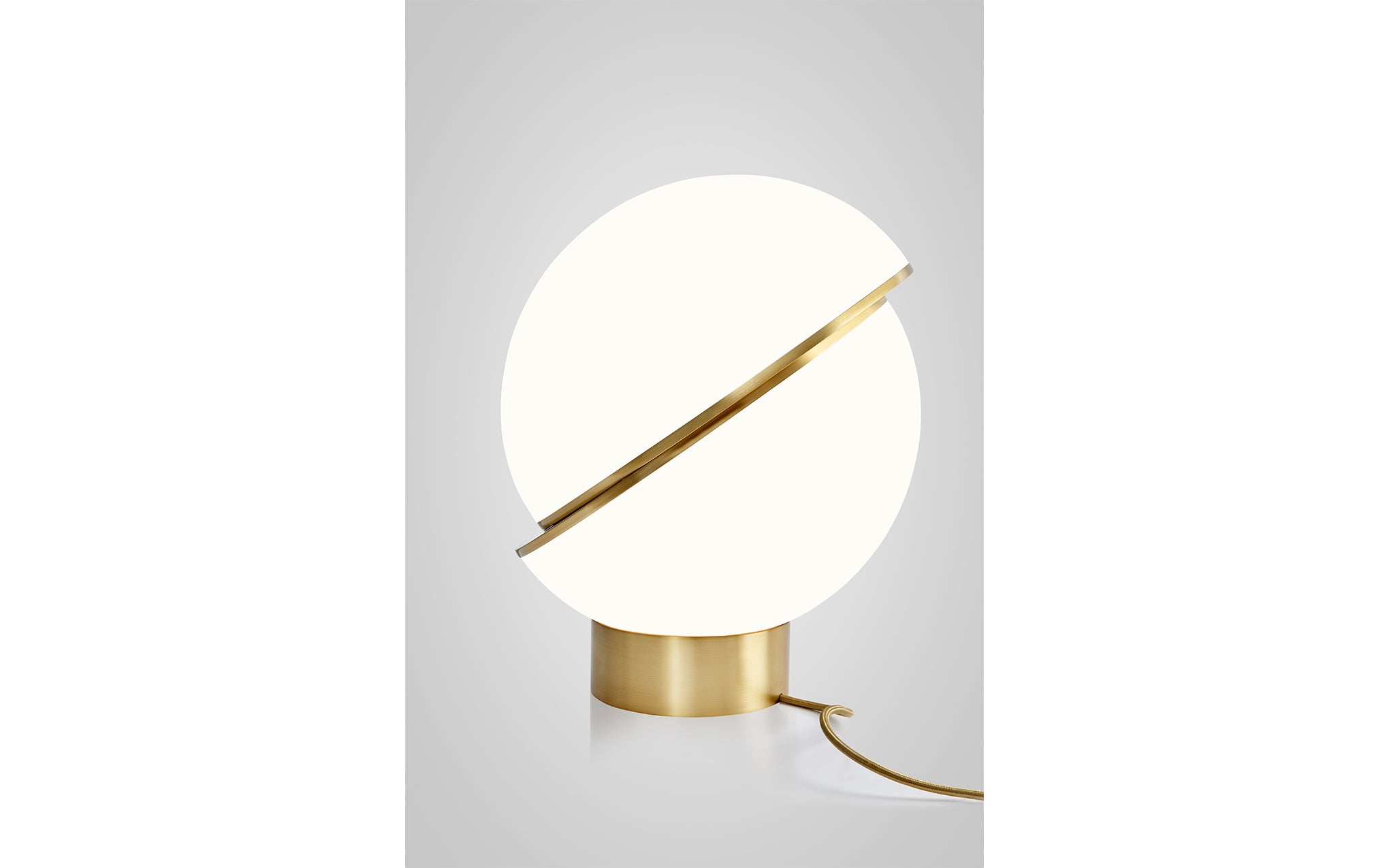 Crescent table lamp