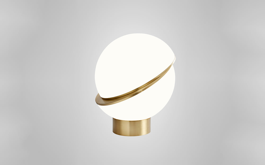 Crescent table lamp