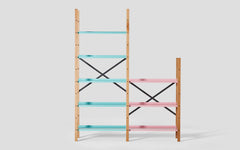 Croquet shelving unit